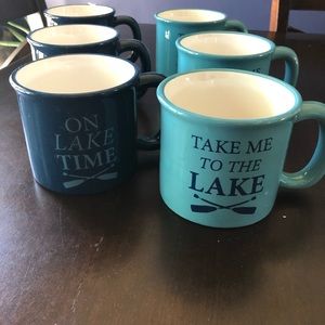 Set of 2 Lake Mugs-Brand New